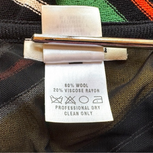 ST. JOHN Knit Striped Camisole Top – Size L - Wool Blend Top - Picture 10 of 12